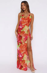 Falling Into You Maxi Dress Tropical Bloom