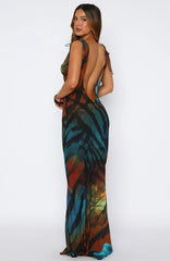 Amore Maxi Dress Teal Mirage