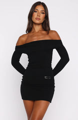 Show Me How Mini Dress Black