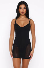 You're Dreaming Mini Dress Black