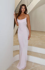 Over My Head Maxi Dress Baby Pink