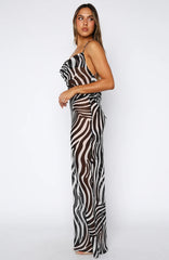 Just For Me Maxi Dress Zebra