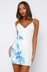 The Hills Sequin Mini Dress Blueberry Spritz