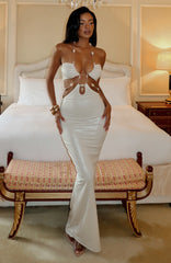 Electric Memories Maxi Dress Pearl