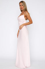 Over My Head Maxi Dress Baby Pink